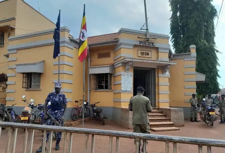 Jinja Central Police station. 