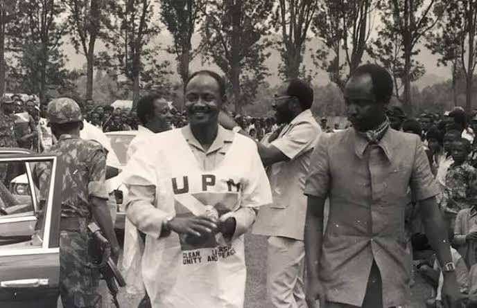 Yoweri Museveni as party leader