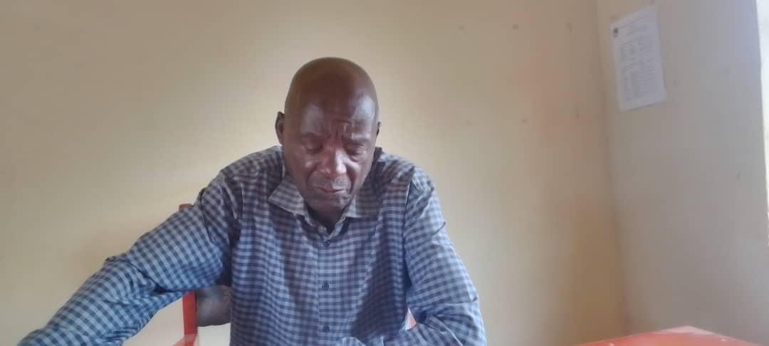 Collins canudwoga, the chairperson of Forum for people living with HIV/AIDS in Zombo District.