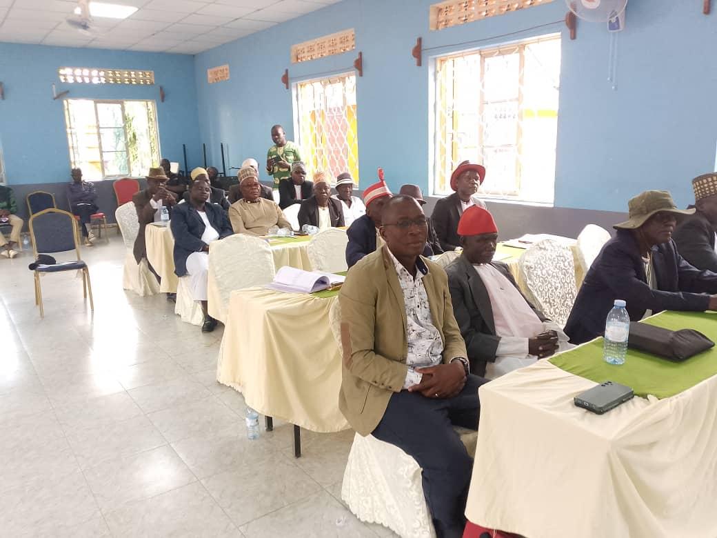 Deputy Prime minister Vincent Ocaya with other chiefs at the engagement.