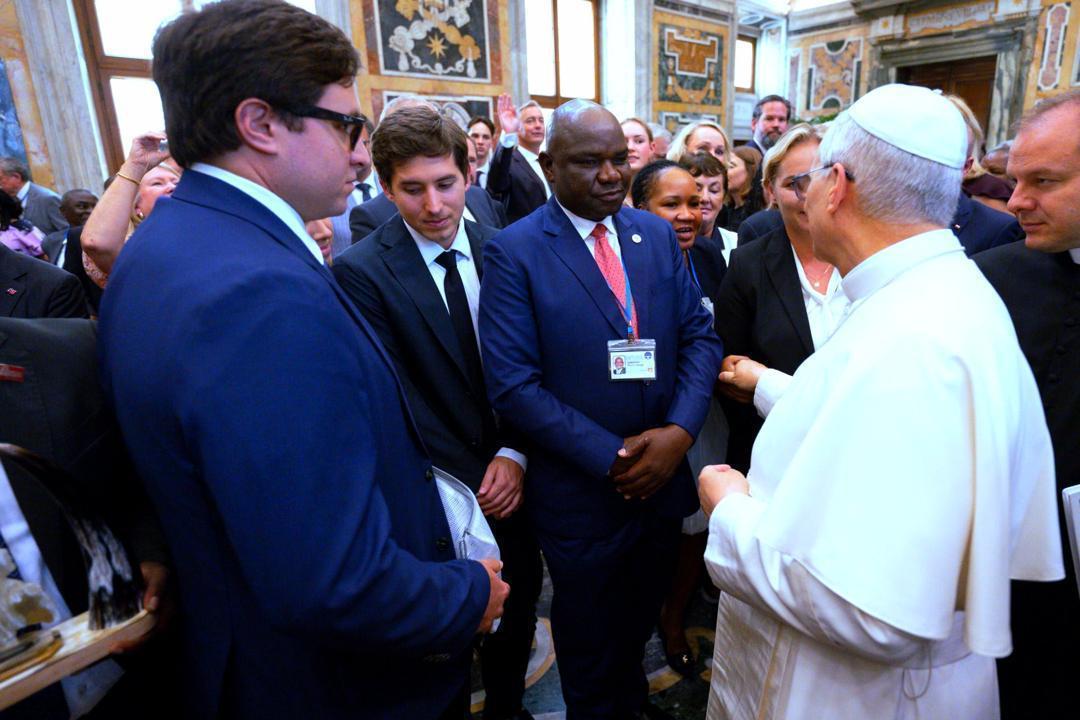 Pope Leo XIV Addresses International Catholic Legislators Network At The Vatican