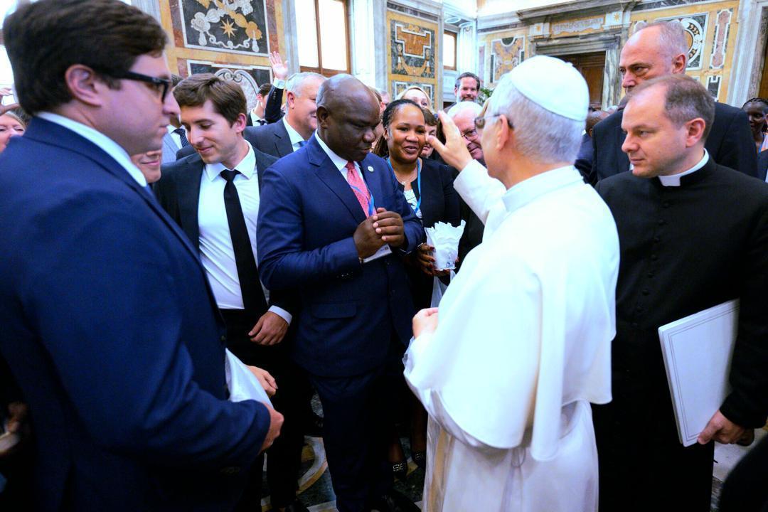 Pope Leo XIV Addresses International Catholic Legislators Network At The Vatican