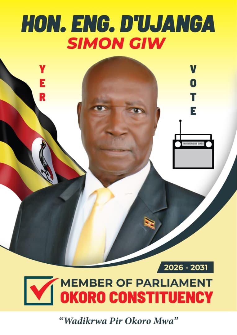 Eng D'Ujanga Simon for Okoro County Member of Parliament