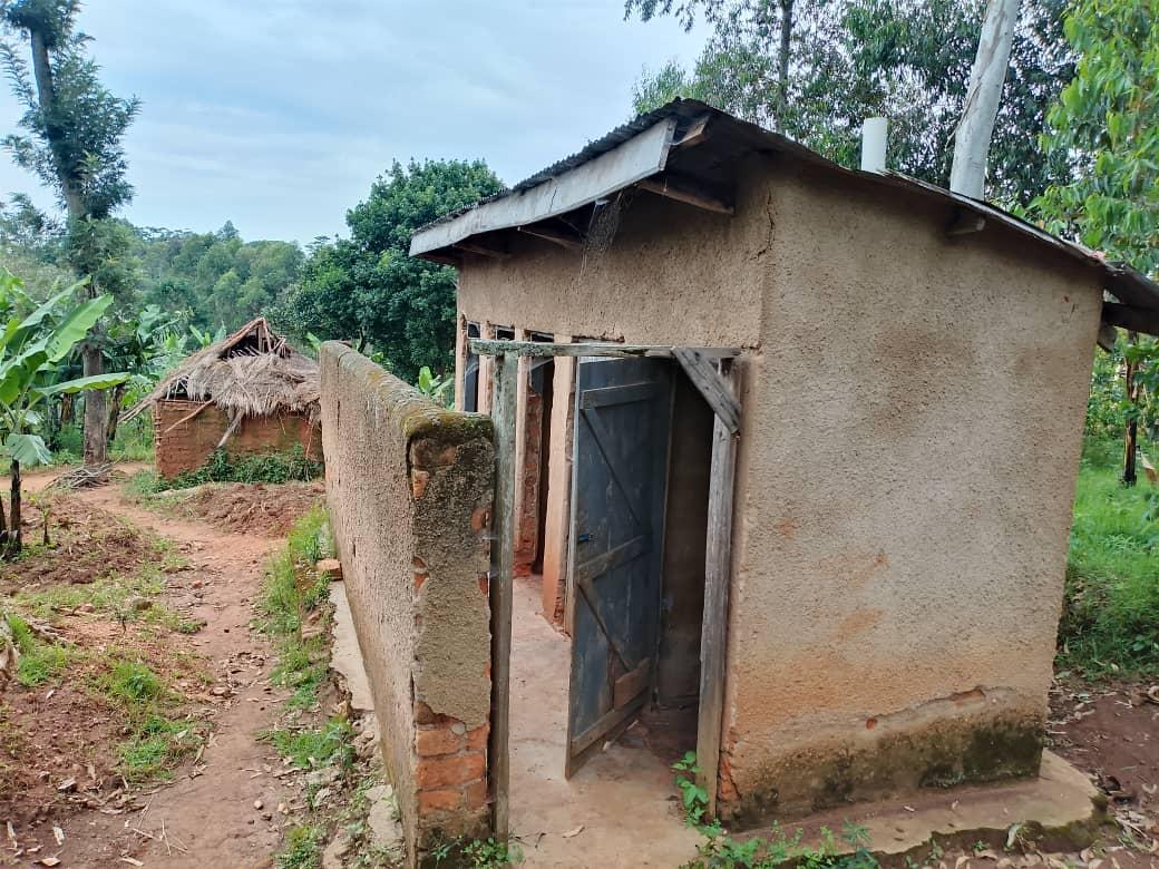 One of the latrine blocks at Padea Ulyeku Primary School which was constructed in 1998.