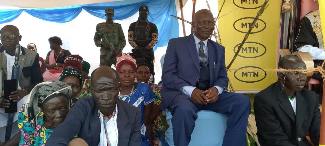 Jadipu Prince Lawrence Angala Opar during the 25th coronation anniversary of HRH Rwoth Phillip Olarker Rauni III.