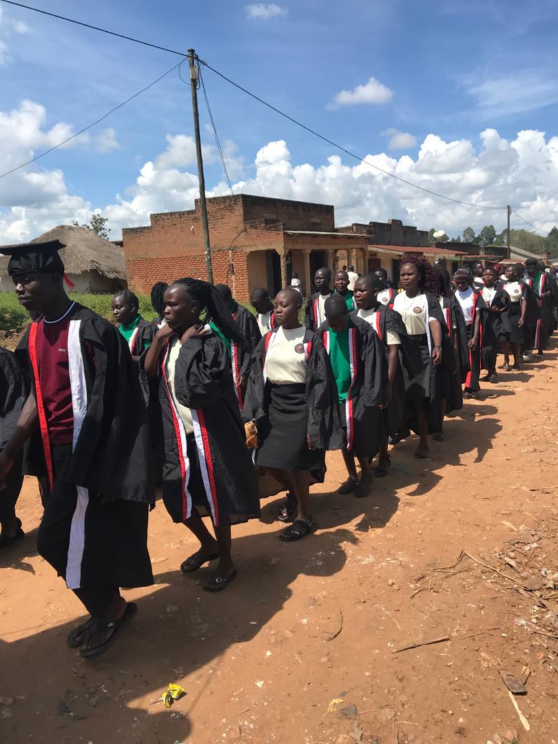 Skilled youth heading to graduation.