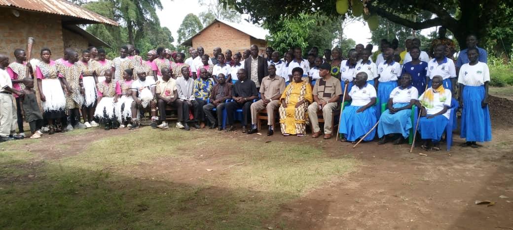 The group posed for a photo after the event.