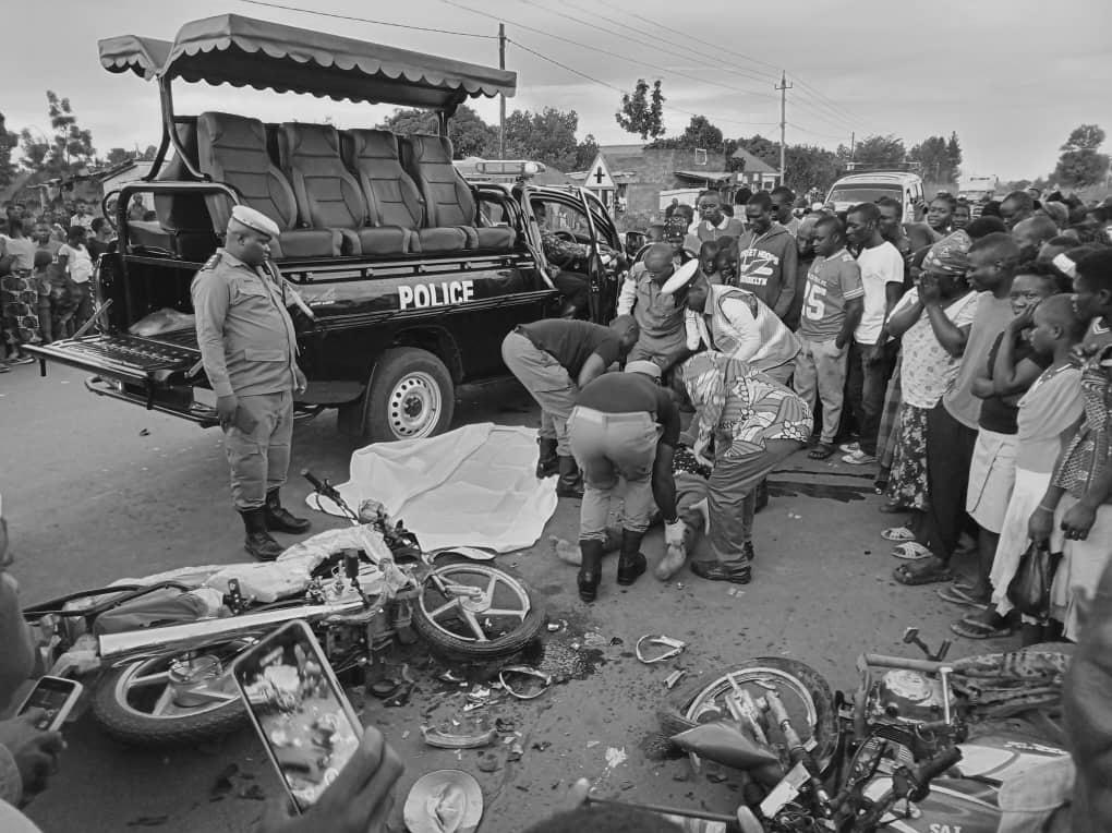 The accident scene.photo/ Courtesy