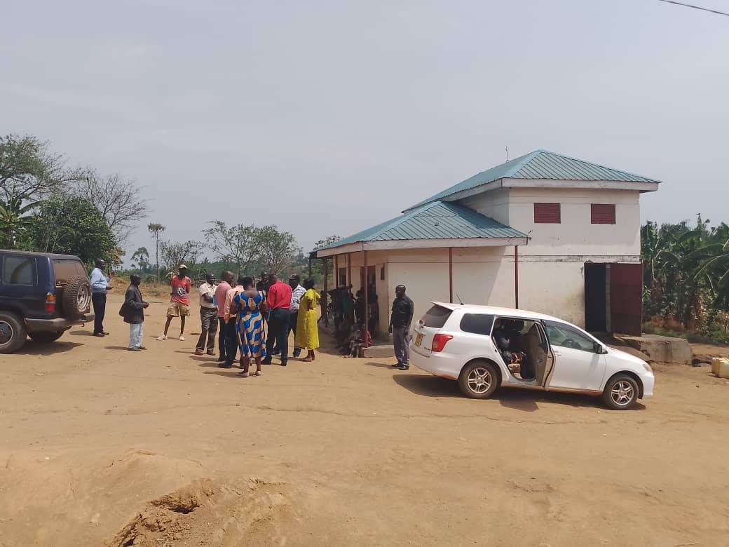 Officials of Paidha town council after the facility handover
