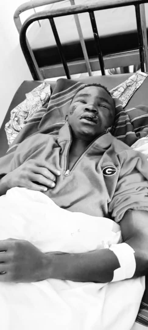 Javis Okia, who was brutally attacked at Gunter stage on New years day, is recovering in one of the health facilities.