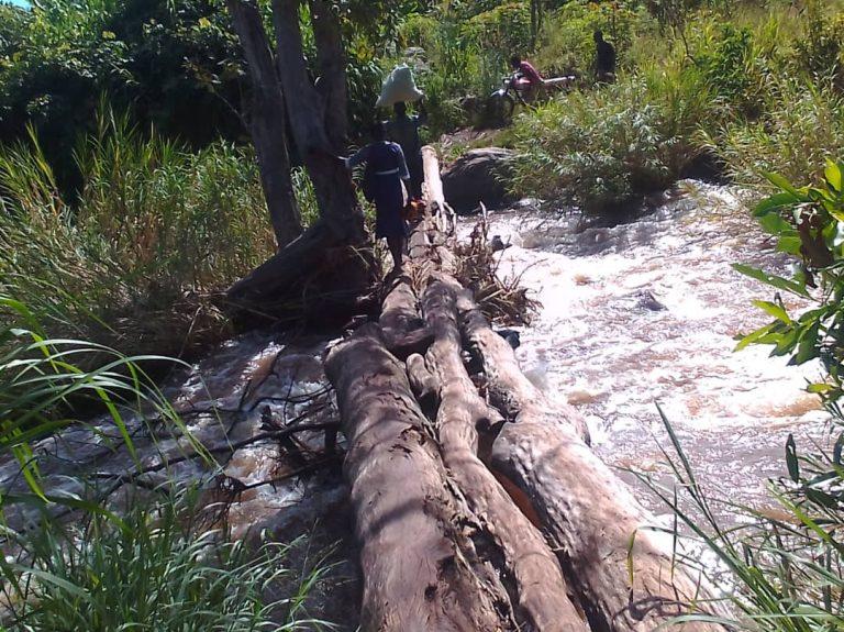 The Nyagak Paa Bruno Bridge that that has become a death trap for the rural community.
