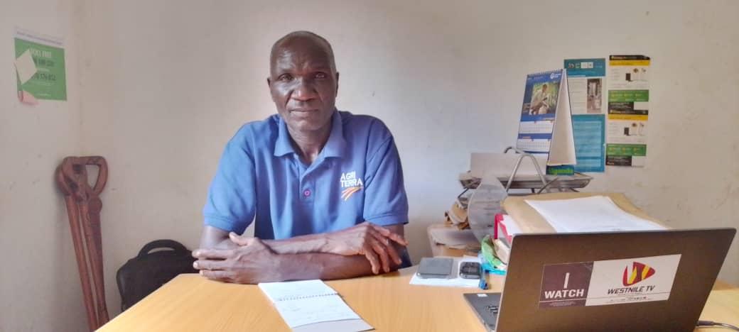 Kakura Emmy Kizito LICO ED explaining their restoration efforts