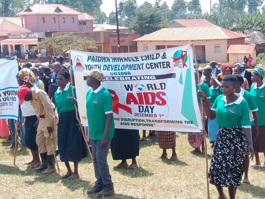 Persons Living with HIV during a recent Function at Ajei Primary School playground in Nyapea Sub County, Zombo District.