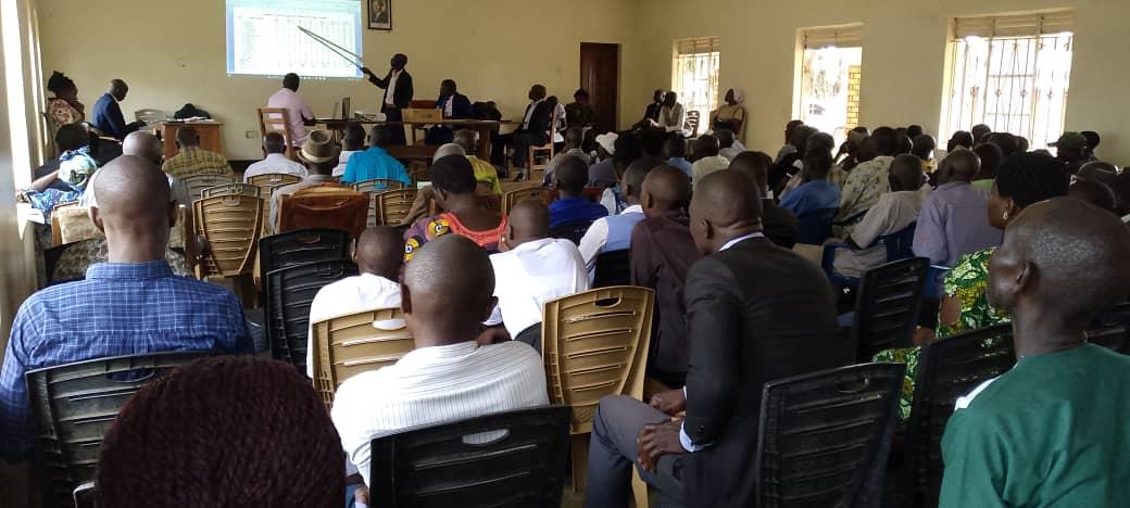 Stakeholders for a recent community Baraza in Nyapea Sub-county.