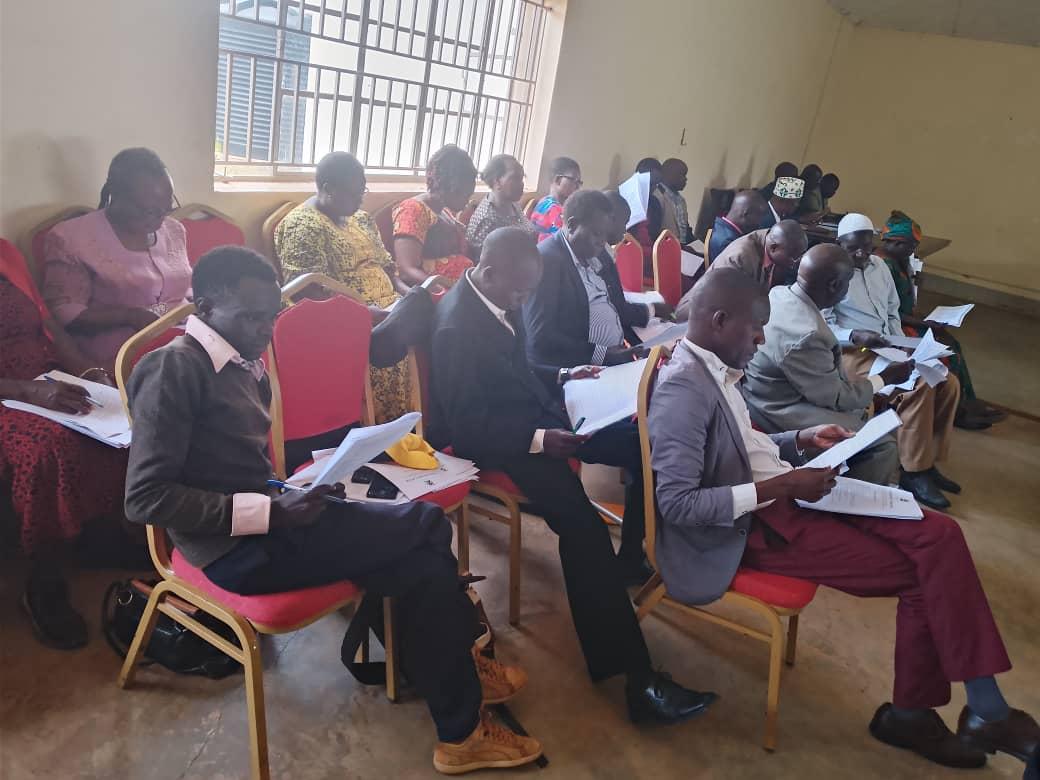 Councilors during the proceedings.