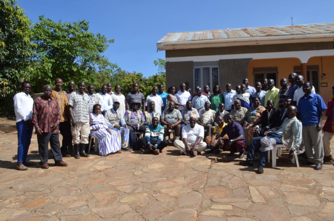 Greater Nebbi elders council and other stakeholders posed for a photo at Polla Mixed Farm Limited on March 6, 2026.