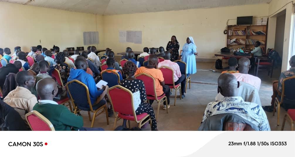 VHTs coordinators capacity building training session at Zombo district community Hall last week. [photo by Alex Pithua