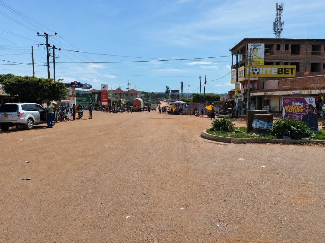 Paidha Town Council round about.