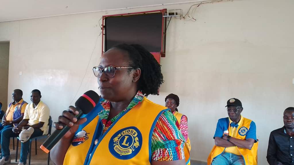 Madam Naturinda Allen Tush, the District Governor of District 411B of Lions Club International Foundation (LCIF)