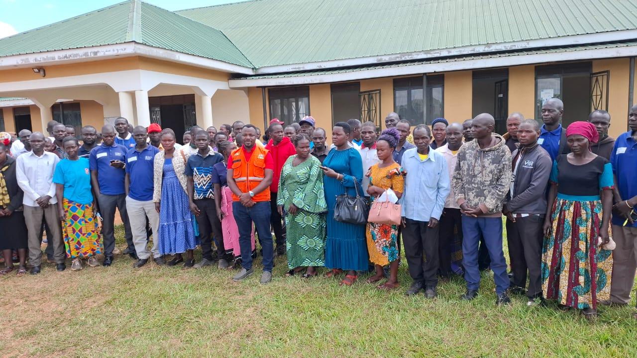 MoH trained 100 VHTS in Zombo district to conduct Ebola surveillance and reporting. Photo by Alex Pithua