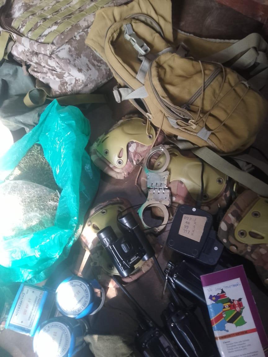 Some of the recovered items
