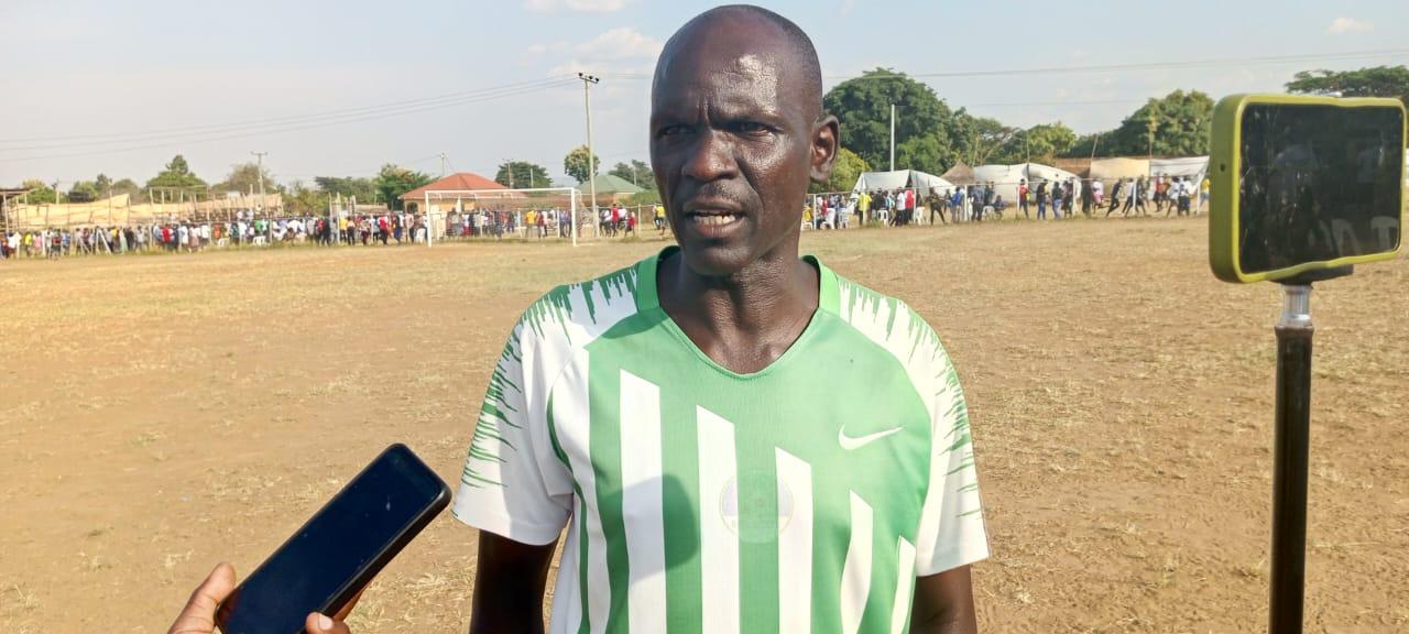Coach Dickson, Head of Pajule lion's FC Technical team