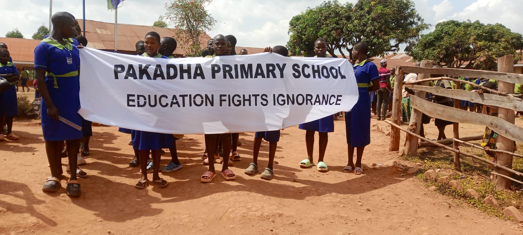 Pupils of Pakadha Primary School during the day
