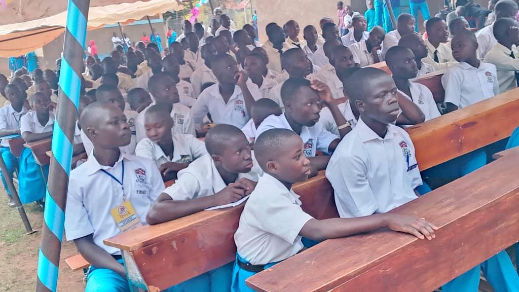 Students of Aluka SS during a Thanksgiving celebration last week