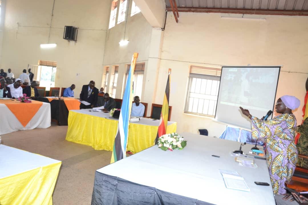 The Minister of State for Defence and Veteran Affairs in charge of Veteran Affairs, Hon. Huda Oleru Abason.