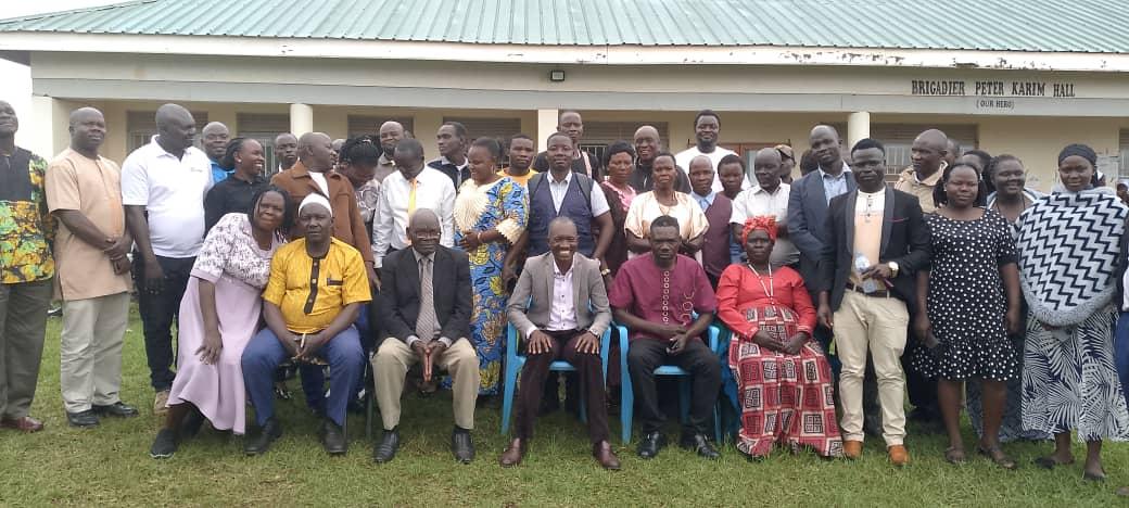 R-L, Zombo district tourism officer Jovian Kayenyparwoth and District Community Development Officer, Samuel Ocaki during stakeholders engagement on Friday July 17th 2026. (Photo by Alex Pithua)