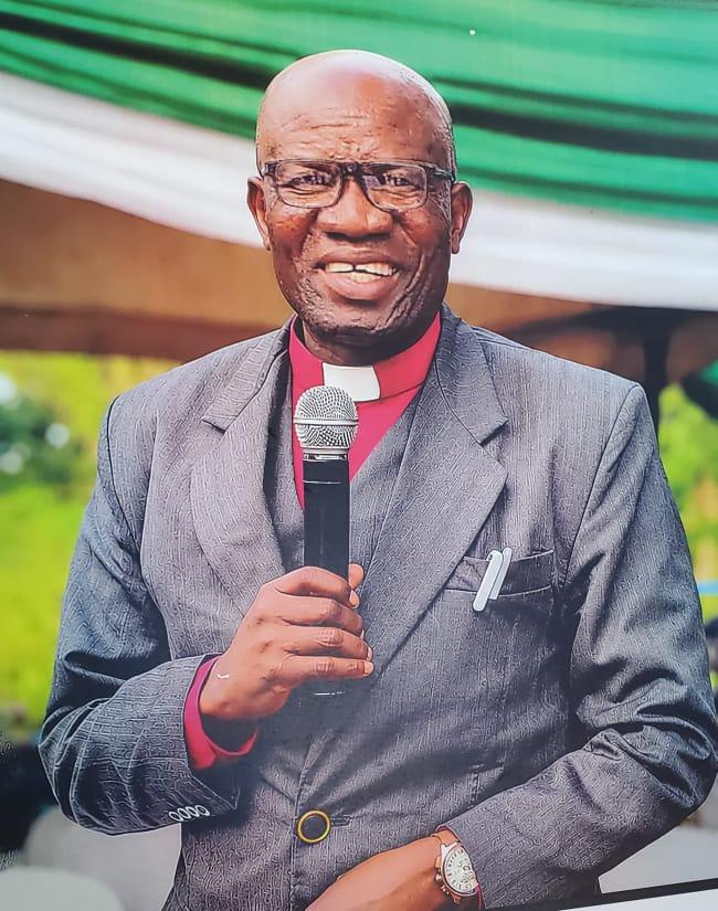 Bishop John Okethwengu of the Pentecostal Churches of Uganda.