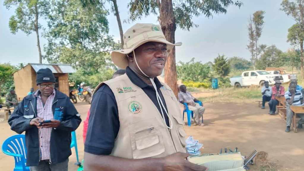 District Production officer Dr. Walter Kumakech