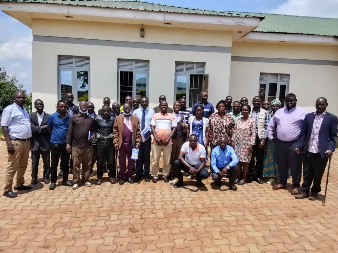 Zombo district stakeholders trained on compulsory FDM vaccination policy. Photo by Alex Pithua