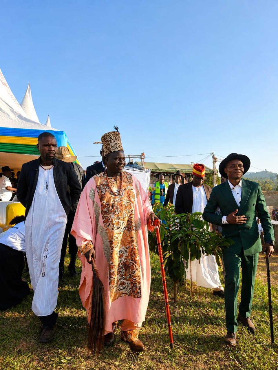 Alur subjects dance their traditional Agwara.