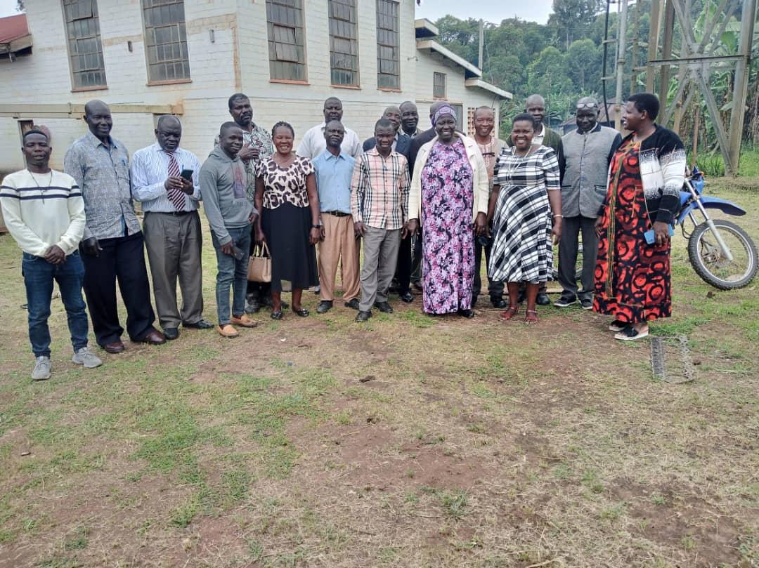 Okoro coffee Leaders pose for a photo after the engagement.