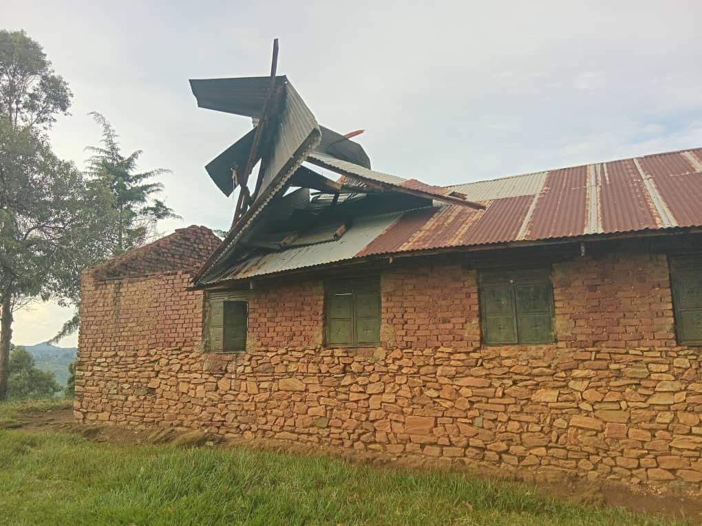 Hailstorm deroofed Canatek Church of Uganda