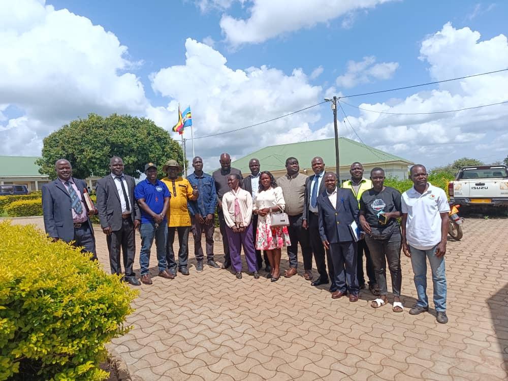 Zombo leaders posed for a photo after the official launch on Wednesday